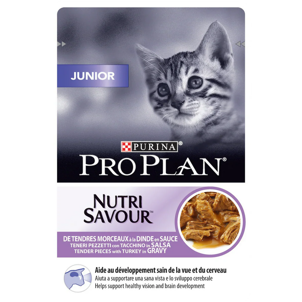 PURINA PRO PLAN Junior Nutri Savour with Turkey in Gravy 85g
