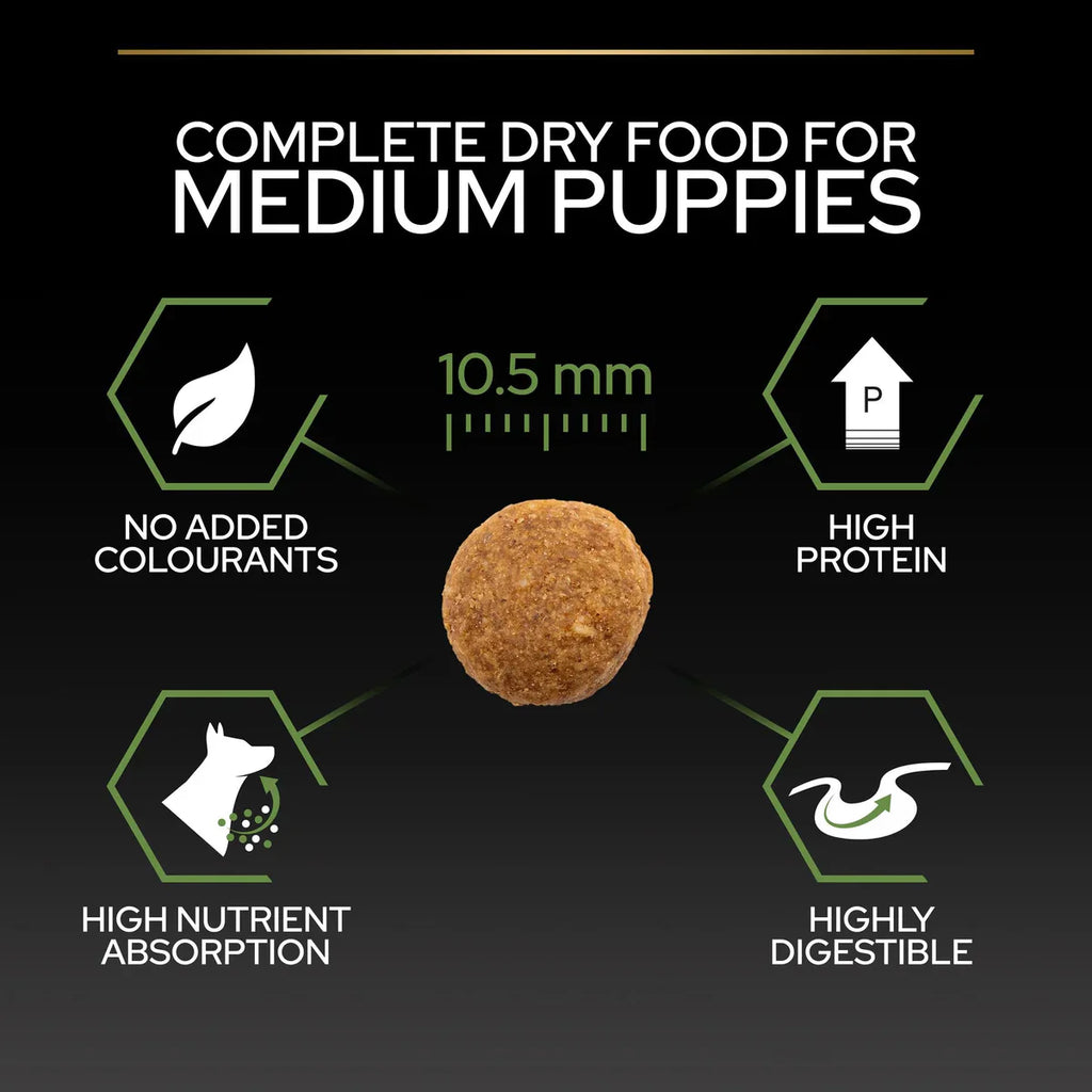 PURINA PRO PLAN Medium Puppy with OPTISTART Rich in Chicken Dry Food