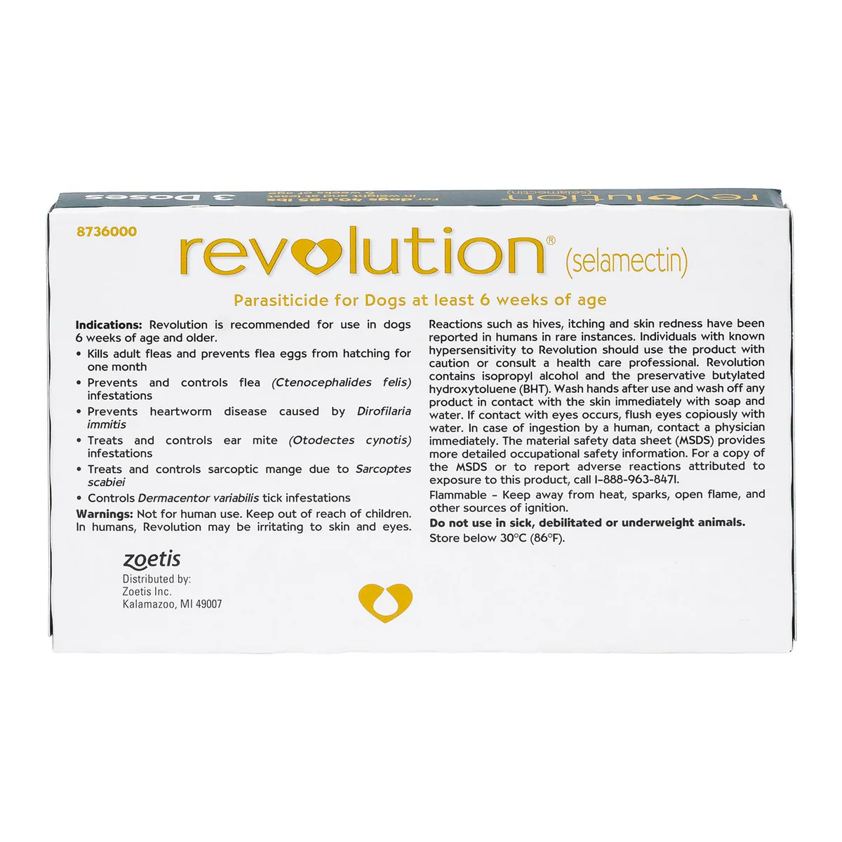 Revolution Topical Solution for Dogs, 40.1-85 lbs - 1 Pipette