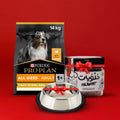 Pro Plan® All Sizes Adult Light / Sterilised with OPTIWEIGHT®, Rich in Chicken Dry Dog Food + Treats & Bowl Free