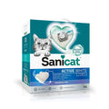 SaniCat Litter Active White خالٍ من العطر فائق التكتل 10 لتر