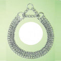 Choker - 2 Chains Tripled m. CCK3-12C 3mm*24"