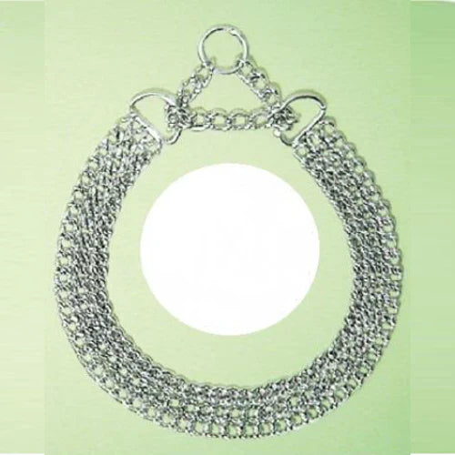 Choker - 2 Chains Tripled m. CCK3-12C 3mm*24"