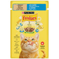 Purina Friskies Salmon Chunks in Gravy Wet Cat Food Pouch 85g