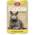 Perfecto Cat Feine  Stückchen in Sobe Mit Huhn & Truthahn 100g