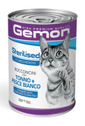 GEMON Sterilised Chunkies Tuna&Ocean Fish Cat Wet Food 415g