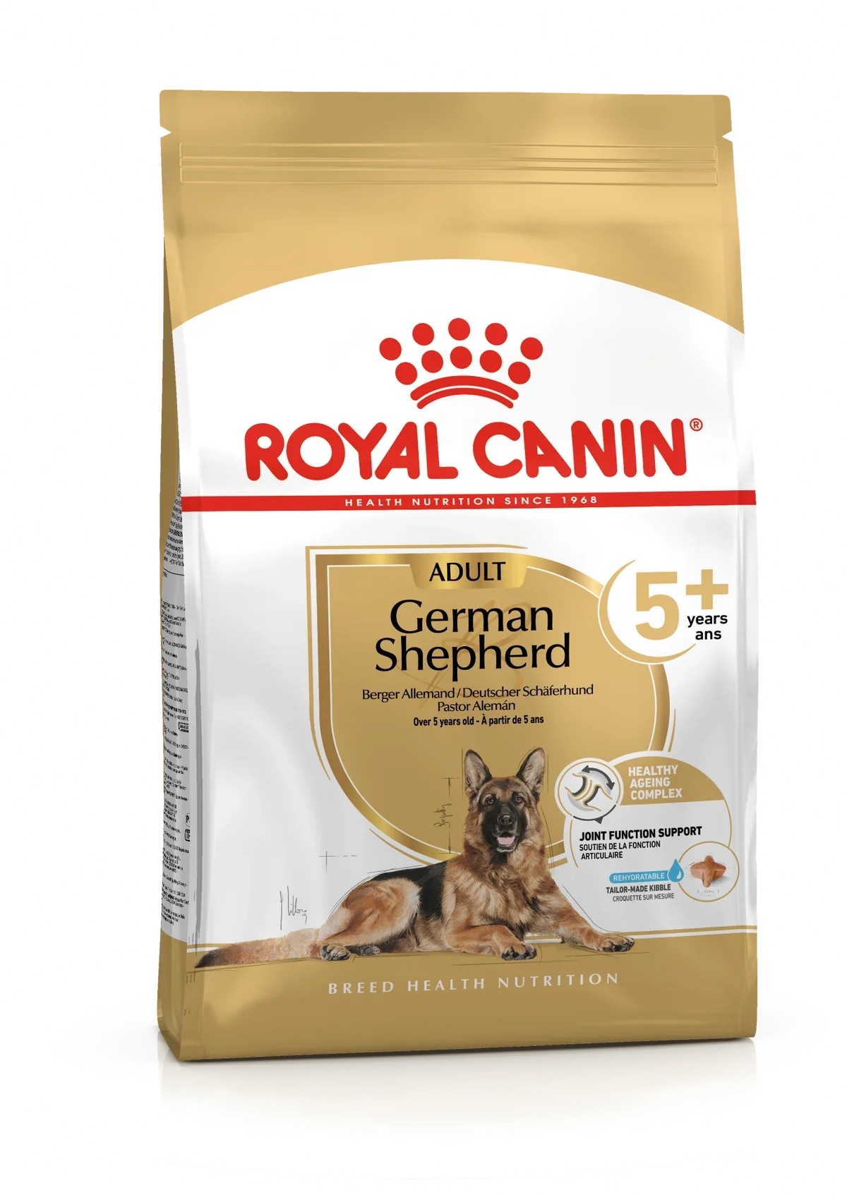 Royal Canin German Shepherd 5+ (12 KG) - Dry food Complete feed for dogs - Specially for mature German Shepherds - Over 5 years old.