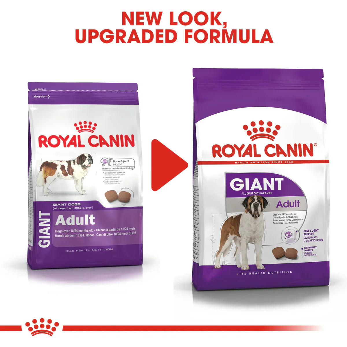 Royal Canin Giant Adult - Dry food for giant active dogs. Adult weight from 45 kg and over - over 18\24 months
