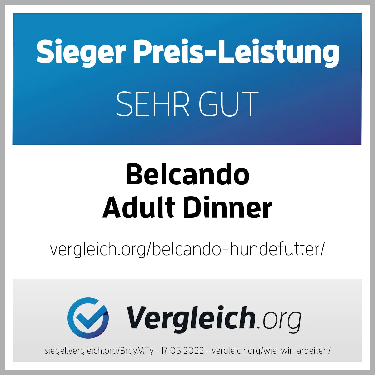 BELCANDO Adult Dinner