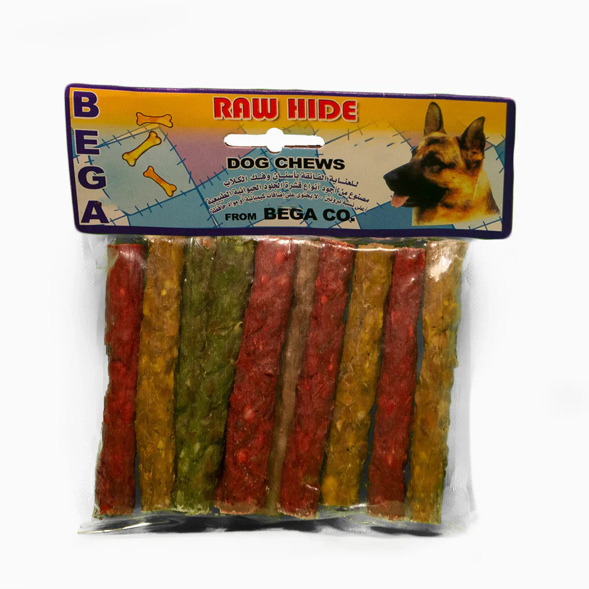 BEGA Rawhide Dog Chew Sticks Mix